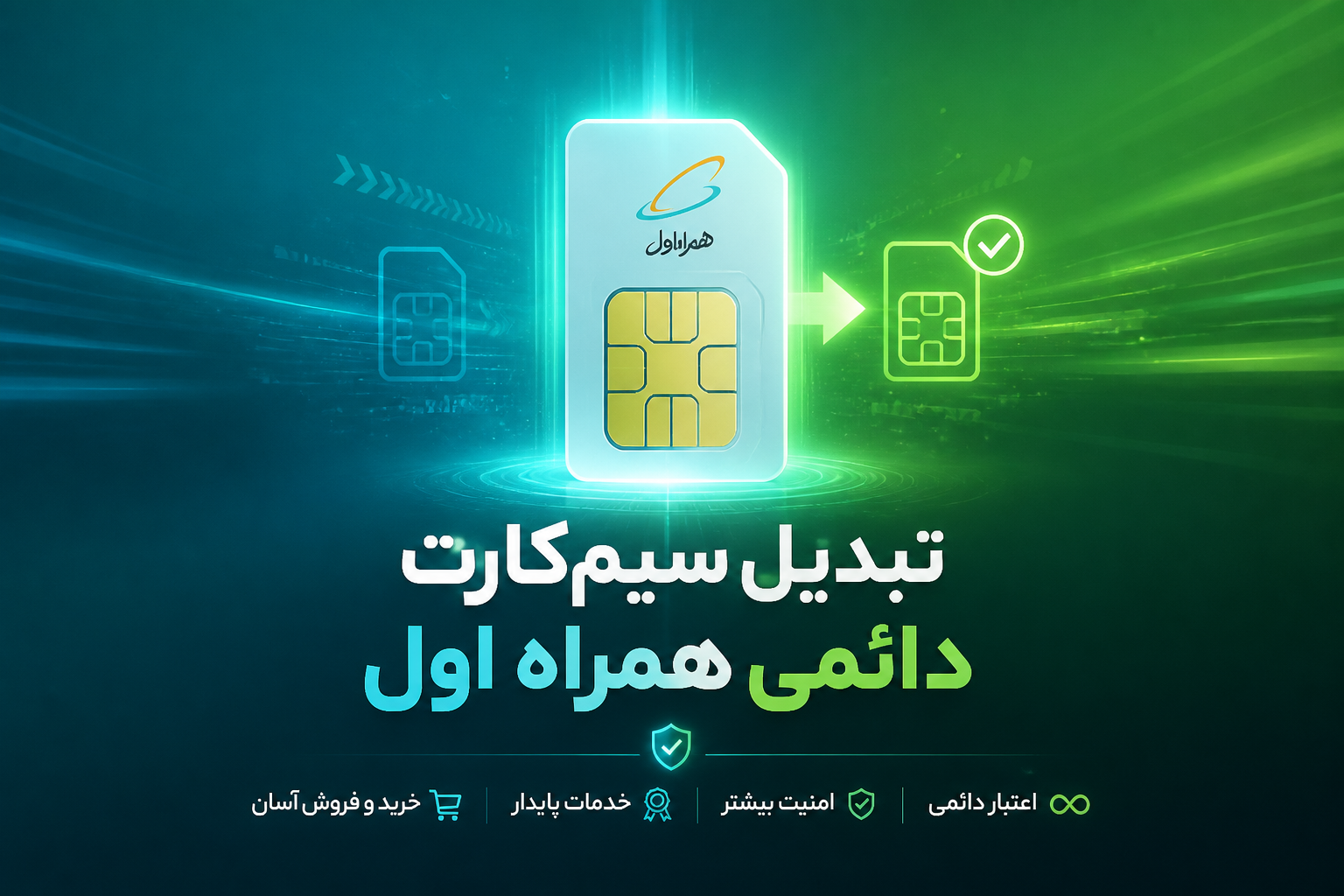 تبدیل سیم‌کارت اعتباری همراه اول به دائمی؛ همان شماره، خط قوی‌تر
